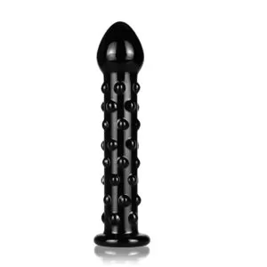 Plug Anal em Vidro com Relevo - Lovetoy - Sexshop