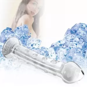 Plug Anal Torto em Vidro com Relevos - Lovetoy - Sexshop