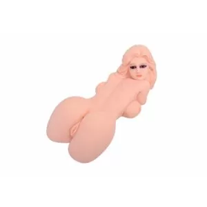 Boneca de Quatro com voz em Vagina e Anus em Cyberskin com vibro - Sexyshop