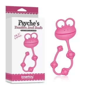 Plug Anal Esferas em Silicone Rostinho Feliz - Sex shop