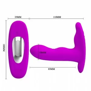 Vibrador de Calcinha com Controle remoto - Magic Finger II - Pretty Love - Sex shop