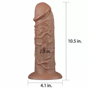 Pênis Moreno Grosso Realístico - Chubby Dildo - Lovetoy - Sex shop