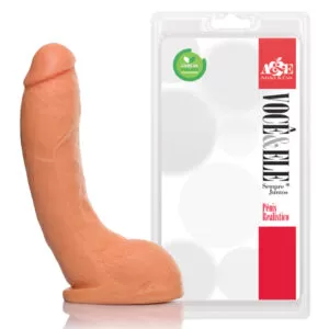 Pênis Realístico Prótese Bengala Pele - Sexshop