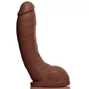 Pênis Realístico Prótese Bengala Marrom - Sexshop