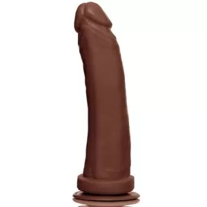 Pênis Realístico Prótese 10 com Ventosa Marrom - Sexshop