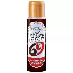 Gel Quente Aromatizante Hot Creme Avelã 35ml HotFlowers - Sexshop