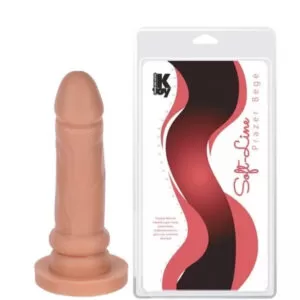 Pênis Realístico com Base 15,5x3,5Cm Pele - Sexyshop
