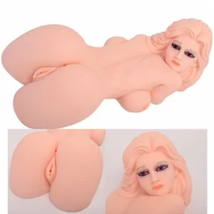 Boneca de Quatro com voz em Vagina e Anus em Cyberskin com vibro - Sexyshop