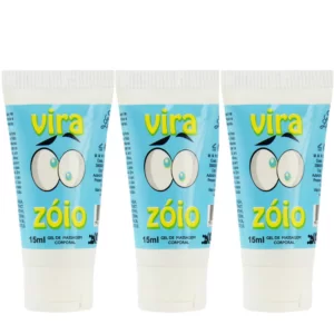 Kit 03 Vira Zóio Lubrificante Erótico Hot Ice 15ml Secret Love - Sex shop