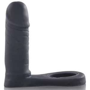 Anel Peniano Dupla penetração Preto - 10cm - Sex Shop