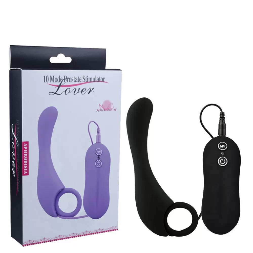 Estimulador de Próstata com 10 Modos de Vibração - LOVER 10 MODE PROSTATE - Sexy shop
