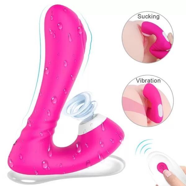 Vibrador Ponto G e Sugador de Clitóris - Grey Rct - S-Hande - Image 7
