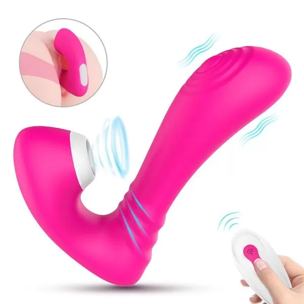 Vibrador Ponto G e Sugador de Clitóris - Grey Rct - S-Hande - Image 8