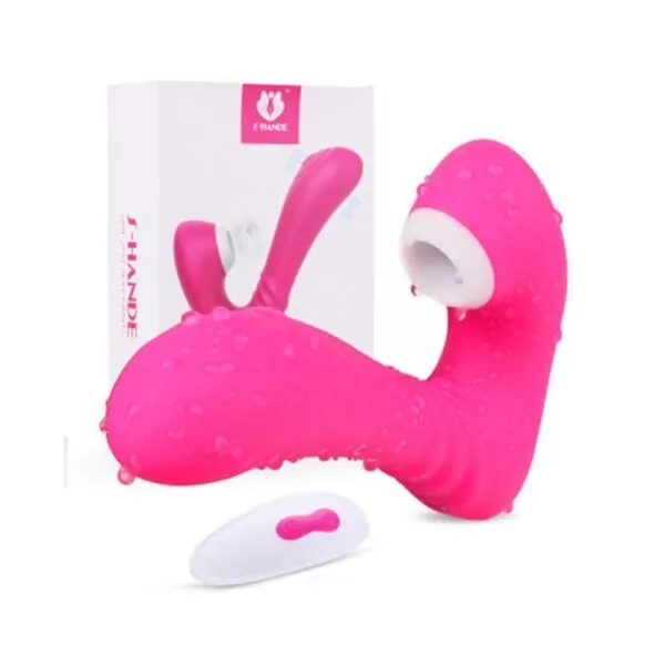 Vibrador Ponto G e Sugador de Clitóris - Grey Rct - S-Hande - Image 10