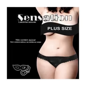 Calcinha Comestível Chocolate Sensation Plus Size PetitCherry - Sexyshop