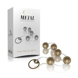 Bolinha Tailandesa Lust Metal - Thai Metal Ball - Dourada