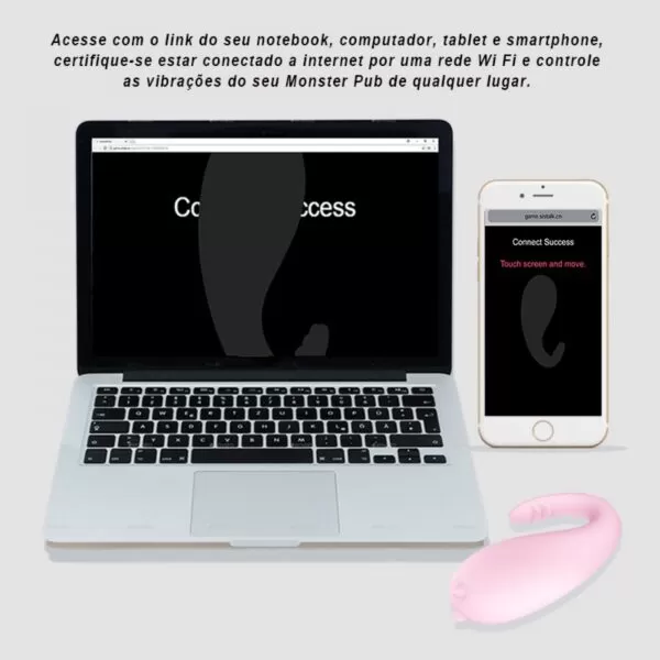 Vibrador MISTER DEVIL Controle Mundial com 8 Modos de Vibração - Sexy shop