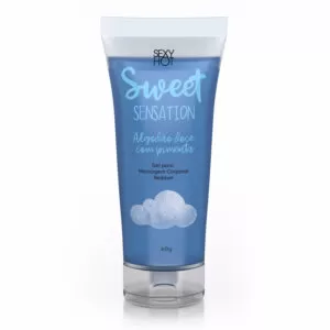 Sweet Sensation - Beijável sabor Algodão Doce - gel siliconado - Sex shop