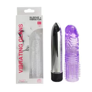 Vibrador Personal, com Capa Formato Pênis - APHRODISIA PERFECT TOUCH VIBE - Sexshop