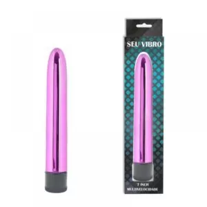 Vibrador Personal Cromado 17 cm, Multivelocidade Youvibe - Sex shop