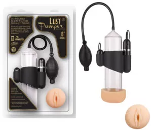 Bomba Peniana, NANMA 20Cm, Com anel em formato de Vagina Cyberskin - Sex shop