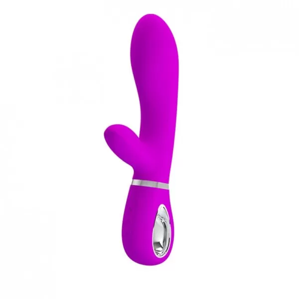 Vibrador Recarregável com Estimulador Clitoriano e 7 modos de Vibração - PRETTY LOVE THOMAS - Sexshop
