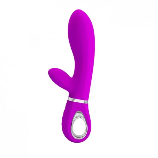 Vibrador Recarregável com Estimulador Clitoriano e 7 modos de Vibração - PRETTY LOVE THOMAS - Sexshop