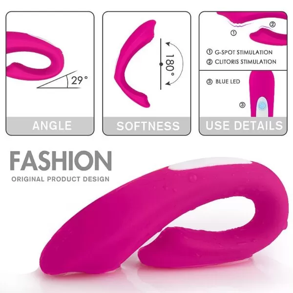Vibrador de Casal Estimulador Recarregável - Wejoy RCT - S-Hande - Sexshop