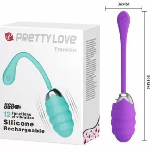 Vibrador Feminino Bullet Massageador Recarregável - Franklin - Pretty Love - Sexshop