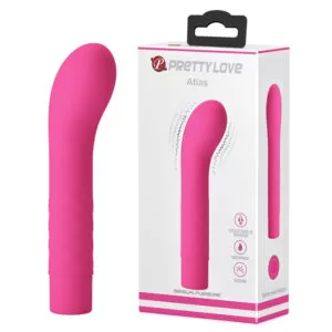 Vibrador Ponto G e massageador Clitoriano - Atlas Pretty Love