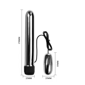 Vibrador Personal Multivelocidade de 17 cm com Bullet - MULTIPLE VIBRATOR - Sexshop