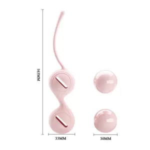 Bolas de Pompoar em Silicone com Alça de Segurança - PRETTY LOVE KEGEL TIGHTEN UP - Sexshop