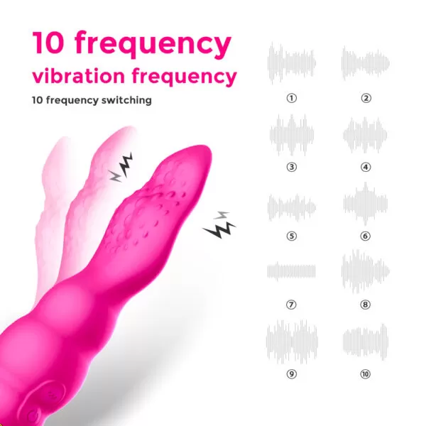 Vibrador Luxo simulador Língua Sexo Oral Recarregável em Puro Silicone - Sexshop