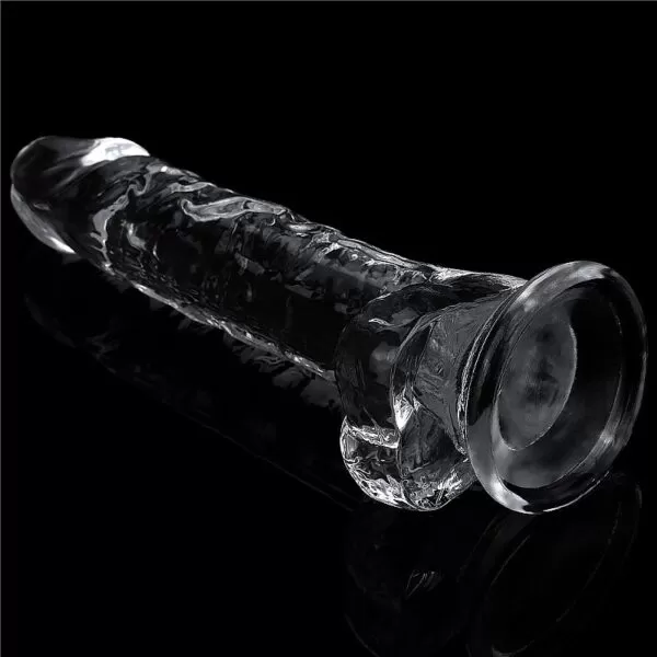 Pênis Realista Silicone Transparente - Clear Dildo 7.5 - Lovetoy