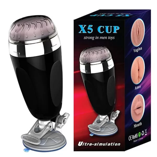 Masturbador Lanterna Com Ventosa Vagina em Cyberskin X5 Cup - Image 3