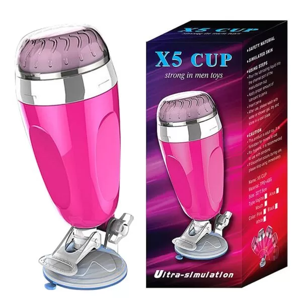 Masturbador Lanterna Com Ventosa Vagina em Cyberskin X5 Cup - Image 4