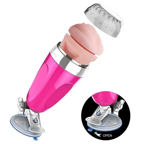 Masturbador Lanterna Com Ventosa Vagina em Cyberskin X5 Cup - Image 9