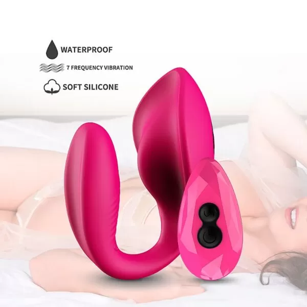 Super Vibrador de Casal - Com controle Remoto - Dibe Sex shop - Image 8
