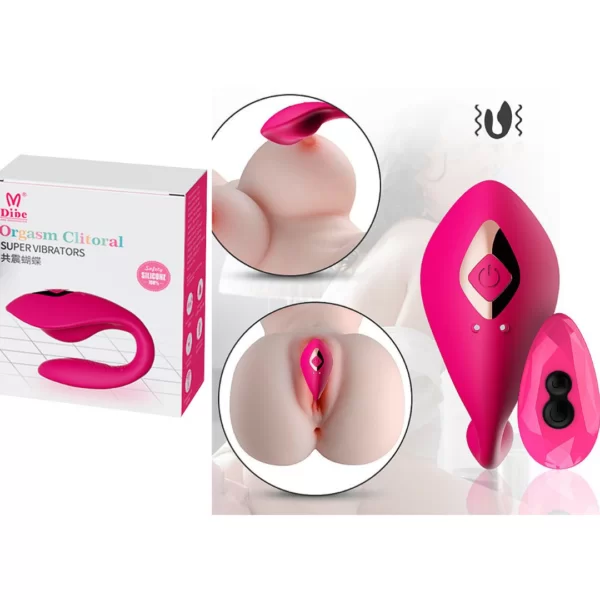 Super Vibrador de Casal - Com controle Remoto - Dibe Sex shop