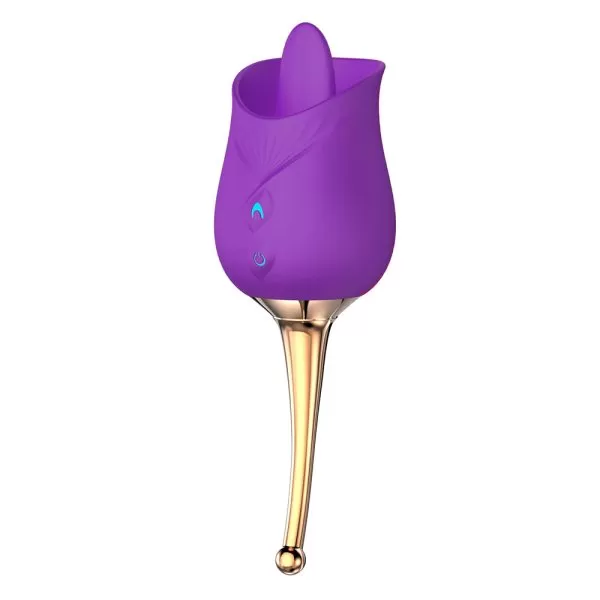 Vibrador Flor Com Língua Estimuladora de Clitóris Borboleta - Image 5