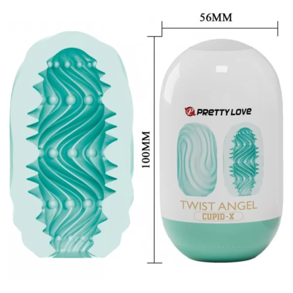Masturbador EGG com Interior Massageador twist Angel Cupid-X - Image 2