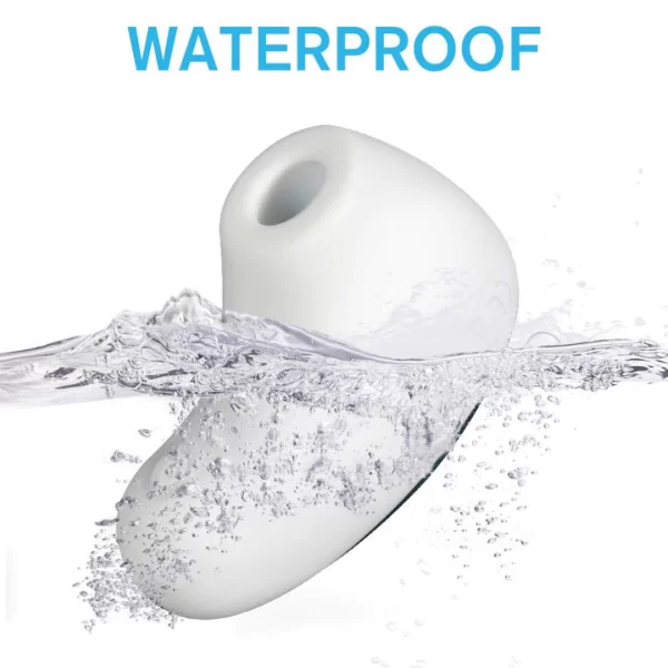 Sugador de Clitóris e Seio Forte Recarregável Branco e Verde - Image 7