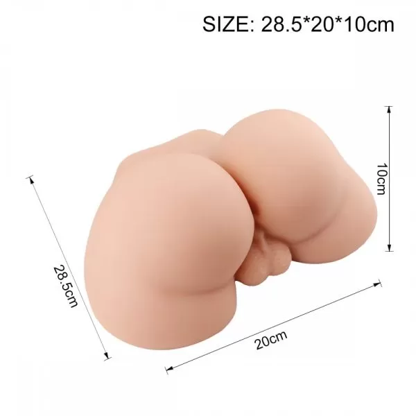 Masturbador Bunda Masculina Com anus Penetrável em Cyberskin 2.4KG - Crazy Lion - Image 5