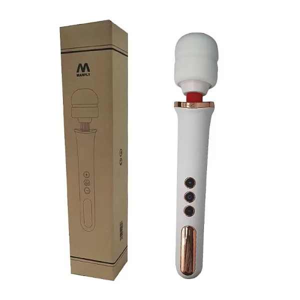 Vibrador Massageador Corporal Varinha Magica Aveludada - USB - Image 4