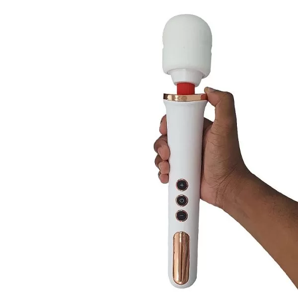 Vibrador Massageador Corporal Varinha Magica Aveludada - USB - Image 7