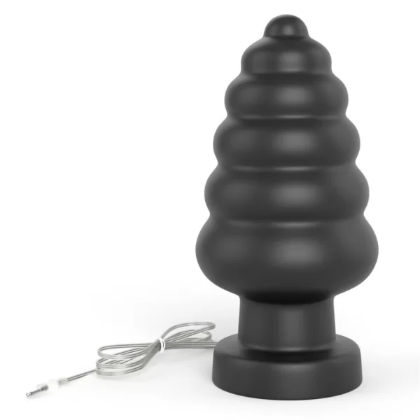 Plug Anal Grande e Grosso Macio Com Vibrador + Controle 18CM - Image 10