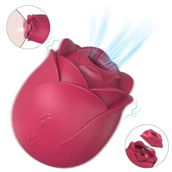 Vibrador de Clitóris Formato Rosa Immortal flower 2- S-Hande