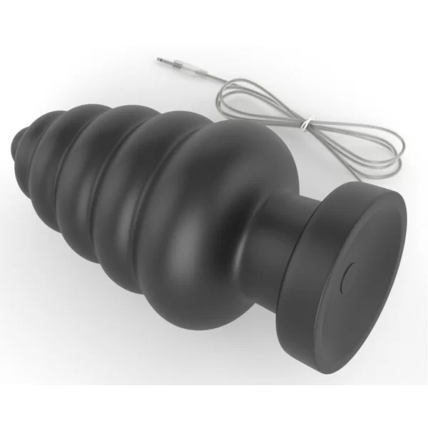 Plug Anal Grande e Grosso Macio Com Vibrador + Controle 18CM - Image 11