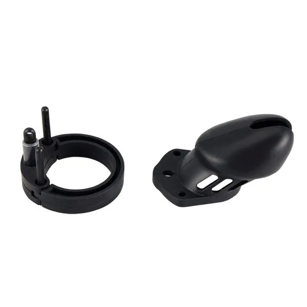 Cinto de Castidade Restritor Peniano Preto Feito em Silicone - Image 4