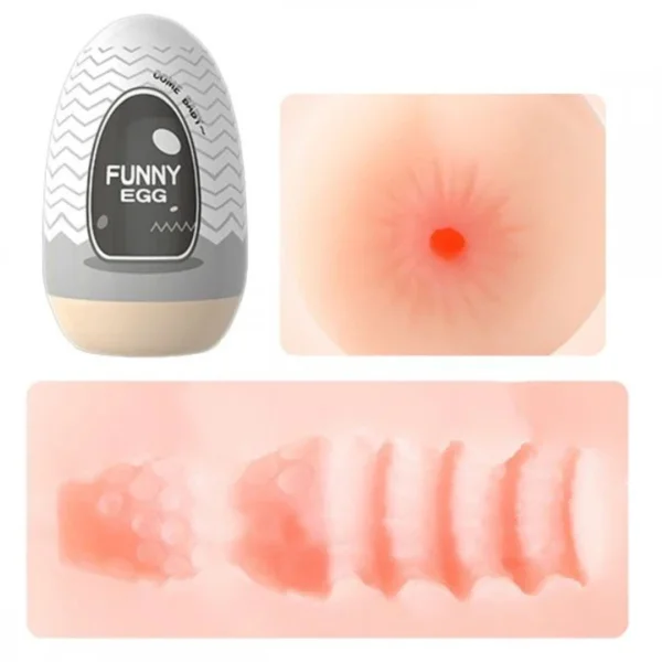 Masturbador Ovo FUNNY EGG em Formato de Anus em Cyberskin